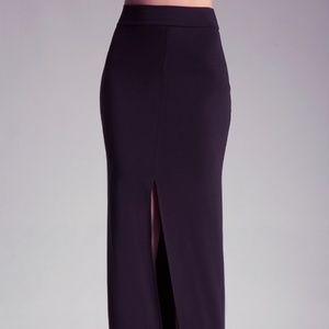 BEBE Front Slit Maxi Skirt